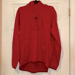 ADIDAS Climawarm Hoodie Red Size 
Large.